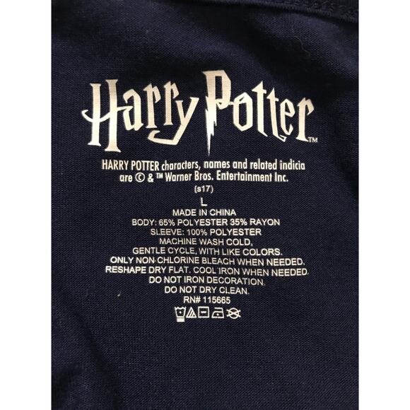 Harry Potter Hogwarts Blue and White T-shirt, size Large - Picture 4 of 4